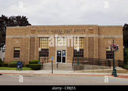 Bureau de poste de Zeeland, Michigan Banque D'Images