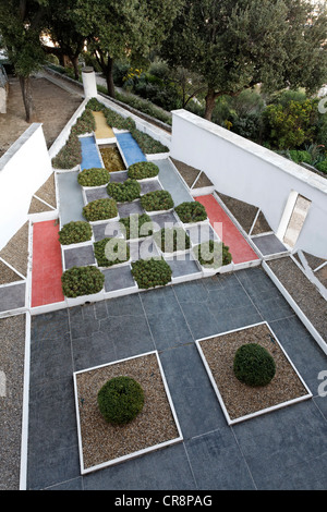 Le jardin cubiste, Villa Noailles, Hyères-les-Palmiers, Provence-Alpes-Côte d'Azur, France, Europe Banque D'Images