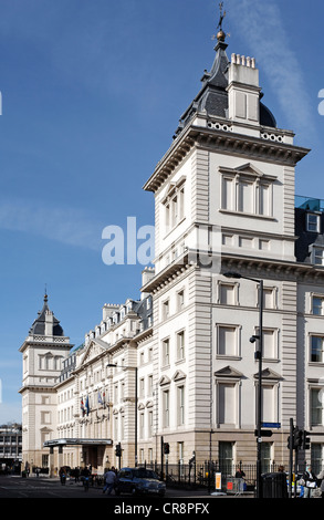 La façade historique, l'entrée de l'hôtel Hilton, la gare de Paddington, Londres, Angleterre, Royaume-Uni, Europe Banque D'Images