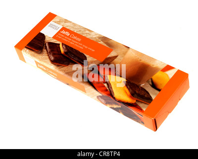 Fort de jaffa cake biscuits Banque D'Images