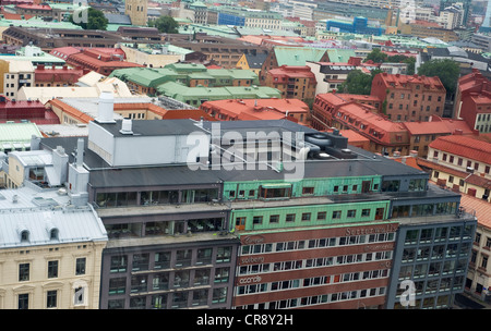 Göteborg, Suède vu du port Banque D'Images