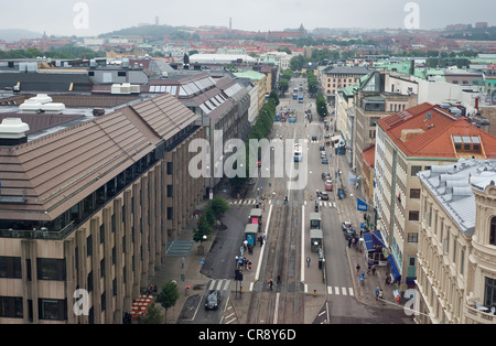 Göteborg, Suède vu du port Banque D'Images