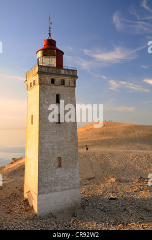 Rubjerg Knude sur le vieux phare, d'un décalage de la dune au Danemark, Europe Banque D'Images