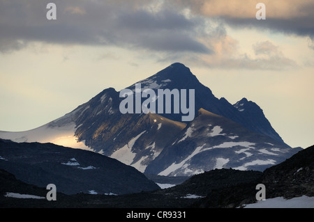 Des paysages de montagne dans le parc national de Jotunheimen, Norvège, Europe Banque D'Images