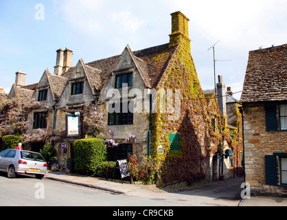 Bay Tree Hotel historique, Burford, Oxfordshire, Royaume-Uni, Europe Banque D'Images