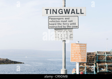 Tingwall Harbour - îles Orkney, Ecosse Banque D'Images