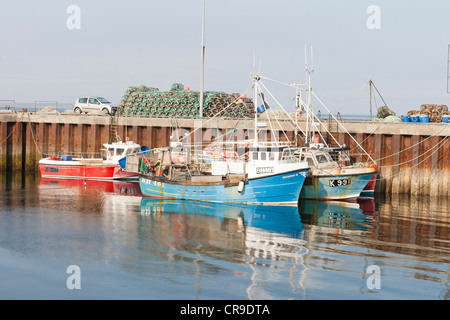 Tingwall Port et bateaux de pêche - îles Orkney, Ecosse Banque D'Images