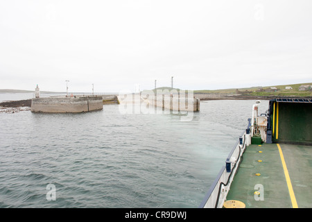 L'Tingwall Rousay, Ferry îles Orkney, Ecosse Banque D'Images