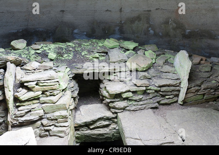 L'île de Rousay - Orcades, en Écosse avec une chambre funéraire Néolithique Banque D'Images
