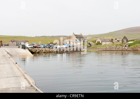 Tingwall Harbour - îles Orkney, Ecosse Banque D'Images