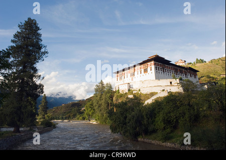 Rinpung Dzong de Paro (1644), Paro, Bhoutan, Asie Banque D'Images