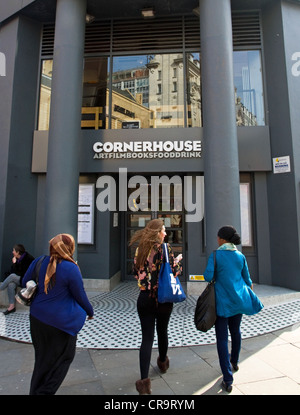 Cornerhouse - Centre for contemporary arts visuels et du cinéma indépendant, Oxford Road, centre-ville, Manchester, Angleterre, RU Banque D'Images