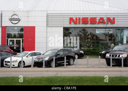 Concessionnaire Nissan Banque D'Images