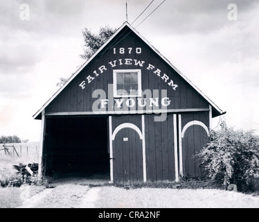 1870 Fairview sur Grange Farm Banque D'Images