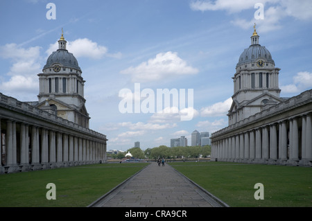 Nombril Royal College, Greenwich, Londres - 1 Banque D'Images