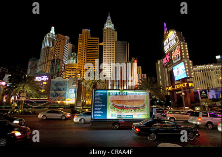 New York New York Hotel and Casino, Las Vegas, USA Banque D'Images