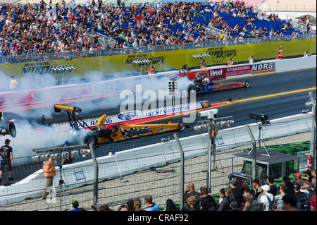 Drag race event, drag racing, au circuit Hockenheimring Hockenheim, Bade-Wurtemberg, Allemagne, Europe Banque D'Images