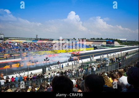 Drag race event, drag racing, au circuit Hockenheimring Hockenheim, Bade-Wurtemberg, Allemagne, Europe Banque D'Images