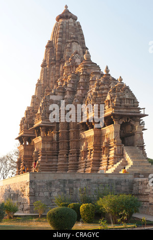 Kandariya Mahadev Temple, Khajuraho Group of Monuments, UNESCO World Heritage Site, Madhya Pradesh, Inde, Asie Banque D'Images