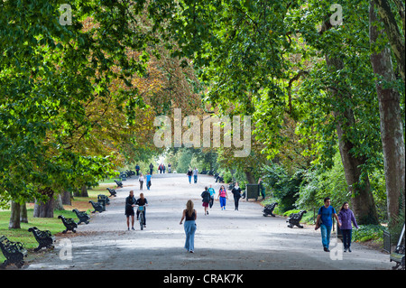 Les marcheurs, Regent's Park, Londres, Angleterre, Royaume-Uni, Europe Banque D'Images