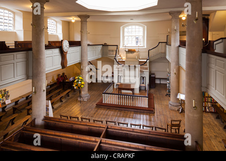 Chapelle de John Wesley, The New Room, Bristol UK, la plus ancienne Chapelle méthodiste du monde (construite à l'origine en 1739). Banque D'Images