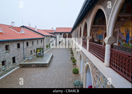 Monastère de Kykkos, Troodos, Chypre Banque D'Images