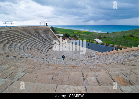 Site archéologique romain, Kourion, Chypre Banque D'Images