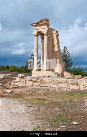 Temple d'Apollon Hylates à Kourion, ruines de Kourion, Chypre Banque D'Images