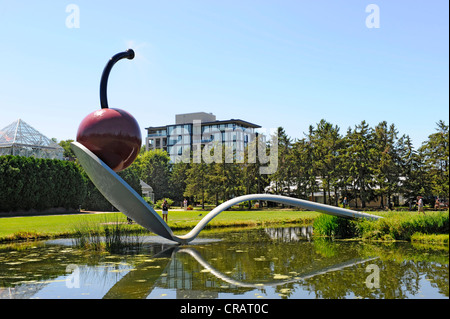 À la cerise dans le centre-ville de Minneapolis Minnesota Spoonbridge Banque D'Images