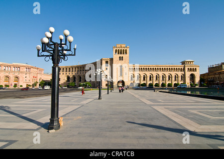 Place de la République, Erevan, Arménie, Moyen-Orient Banque D'Images