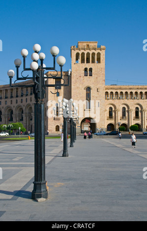 Place de la République, Erevan, Arménie, Moyen-Orient Banque D'Images