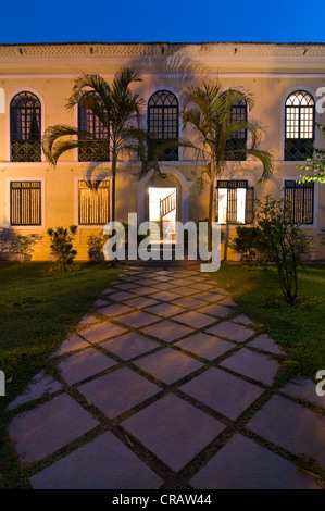 Entrée principale, Patrimoine Hotel Siolim House, Siolim, Goa, Inde du Sud, Inde, Asie Banque D'Images