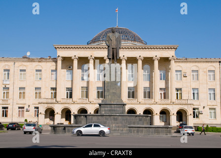 Permanent dernière statue de Staline dans sa ville natale de Gori, en Géorgie, dans le Caucase, au Moyen-Orient Banque D'Images