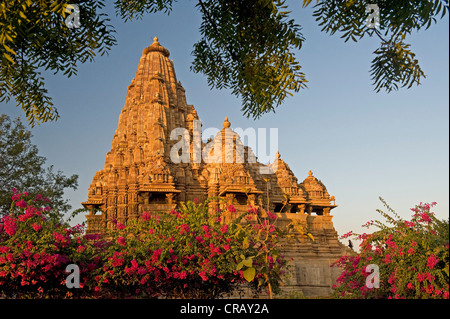 Kandariya Mahadev Temple, Khajuraho Group of Monuments, UNESCO World Heritage Site, Madhya Pradesh, Inde, Asie Banque D'Images