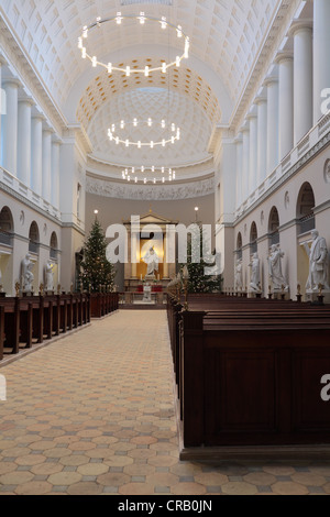 Intérieur de l'église Saint Pierre à Copenhague, Danemark Banque D'Images