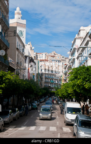 Le centre moderne d'Alger, Algérie, Afrique Banque D'Images