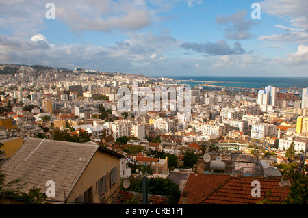 Vue sur Alger, Algérie, Afrique Banque D'Images