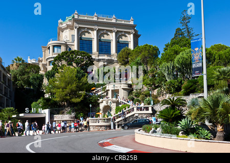 Casino de Monte Carlo, virages en épingle du circuit de Formule 1, Monte Carlo, Principauté de Monaco, Europe, PublicGround Banque D'Images