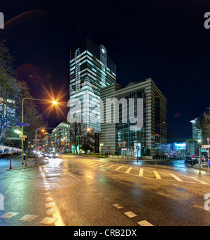 Rhein-Main-nuit, Westend, Frankfurt am Main, Hesse, Germany, Europe, PublicGround Banque D'Images