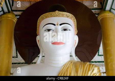 Statue de Bouddha, Shwedagon Pagoda, Yangon, Rangoon, Myanmar, Birmanie, Asie du Sud, Asie Banque D'Images