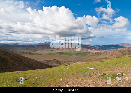 Paysage de l'Himalaya de montagne le long de la route du sud dans l'ouest du Tibet, l'Asie Banque D'Images