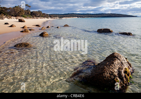 Plage de Cooks dans Parc national de Freycinet Banque D'Images