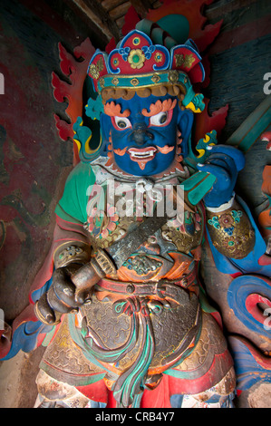 Bouddha dans le stupa de Kumbum dans le monastère de Gyantse, Tibet, Asie Banque D'Images