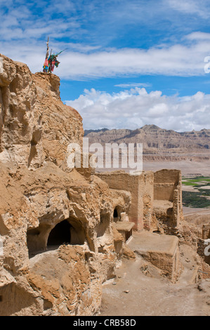 Royaume de Guge, l'ouest du Tibet, Tibet, Asie Banque D'Images