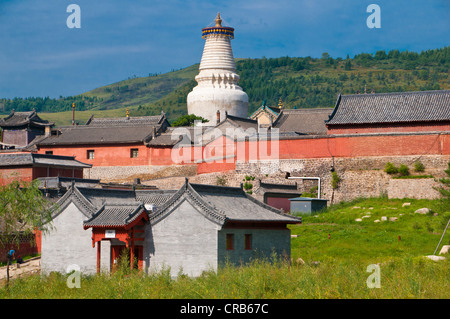 Wutai Shan site monastique, Mont Wutai, UNESCO World Heritage Site, Shanxi, China, Asia Banque D'Images