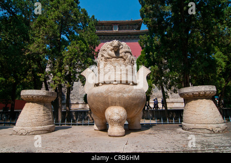 Les Tombeaux des Ming, Beijing, China, Asia Banque D'Images