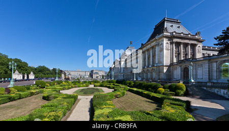 Le Palais Royal, Koninklijk Paleis, Palais Royal, dans le centre de la capitale belge, Bruxelles, Brabant, Belgique, Europe Banque D'Images