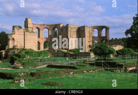 Kaiserthermen, Imperial bains romains, Trèves, Rhénanie-Palatinat, Allemagne, Europe Banque D'Images