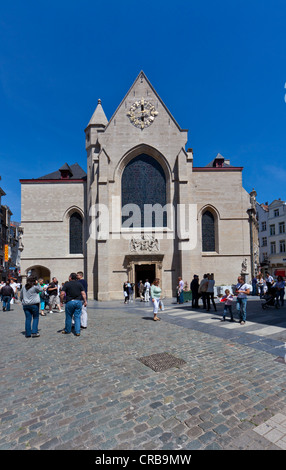 Église Saint-Nicolas dans la Rue au Beurre, Bruxelles, Belgique, Benelux, Europe Banque D'Images