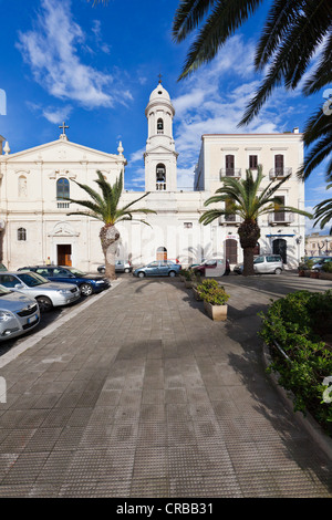 Chiesa del Carmine Église, Trani, Pouilles, Italie du Sud, Italie, Europe Banque D'Images